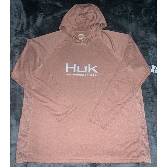 Huk Other - 2XL Huk Fishing Men Pursuit Long Sleeve Kelp Wash Heather